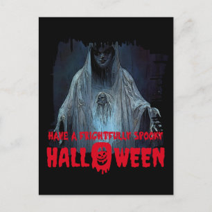 Halloween Ghost Catchy Phrases Briefkaart