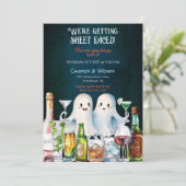 Halloween Ghost Cocktails Kaart (Staand voorkant)