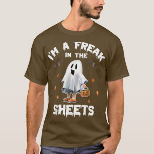 Halloween Ghost Costume Ik ben een freak in de She T-shirt