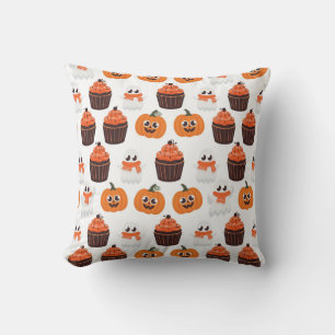 Halloween Ghost, Cupcakes en pompoenen Kussen