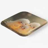Halloween Ghost Cuties Papieren Bordje (Gebogen)