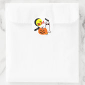 Halloween Ghost Friends Ronde Sticker (Tas)