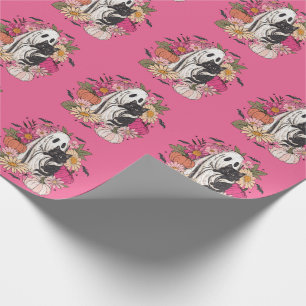 Halloween Ghost Girly Cadeaupapier