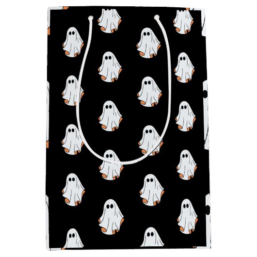 Halloween Ghost, Grappige Halloween, Halloween Par Medium Cadeauzakje (Voorkant)