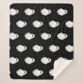 Halloween Ghost, Grappige Halloween, Halloween Par Sherpa Deken (Voorkant)