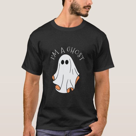 Halloween Ghost, Grappige Halloween, Halloween Par T-shirt (Voorkant)