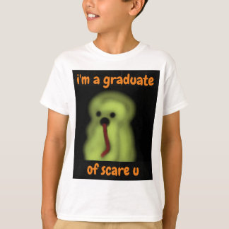 Halloween Ghost Green Red Black jaagt boe op T-shirt