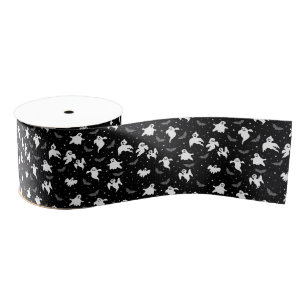 Halloween Ghost Grosgrain Ribbon Lint