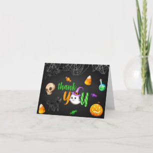 Halloween Ghost Hartelijk dank Bedankkaart