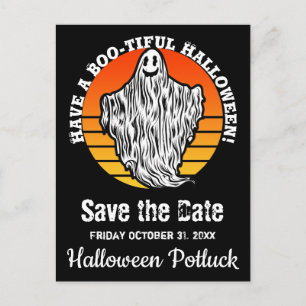 Halloween Ghost heeft een Briefkaart voor een armz