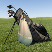 Halloween/Ghost/Herfst/Whimsical Ornament Golfhanddoek (Groen)