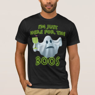 Halloween Ghost Ik ben hier voor de boeken T-shirt