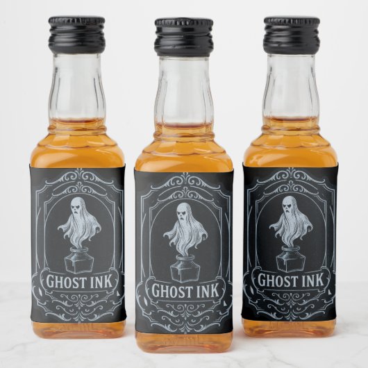 Halloween Ghost Ink Apothecary labels Likeurfles Etiket (Flessen)