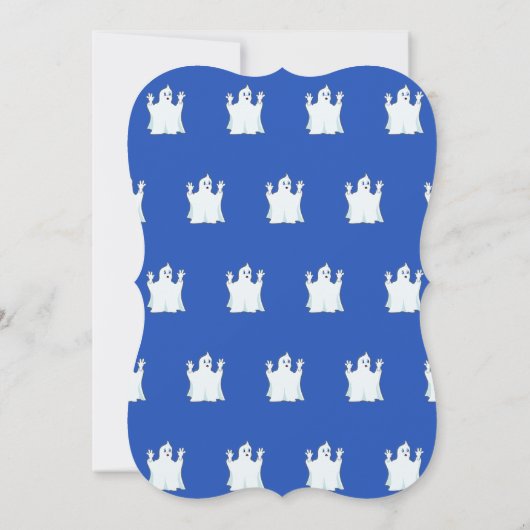 Halloween Ghost Invitation Kaart (Achterkant)