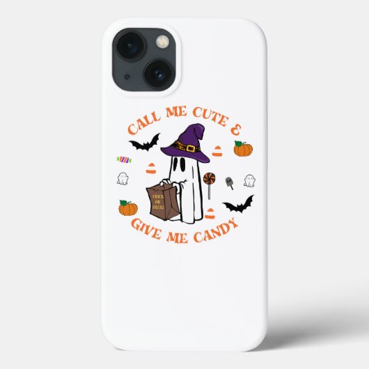 Halloween Ghost iPhone 13 Coque (Verso)