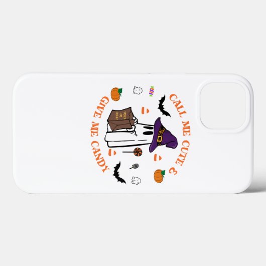 Halloween Ghost iPhone 13 Coque (Verso (horizontal))
