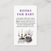 Halloween Ghost Little Boo Boeken voor Baby Informatiekaartje (Voorkant)