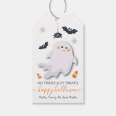 Halloween Ghost Little Boo Gift Labels Cadeaulabel (Voorkant)