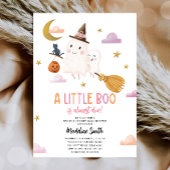 Halloween Ghost Little Boo Spooky Meisje Baby show Kaart