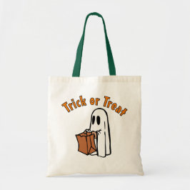 Halloween Ghost met Bag Trick or treat Tote Bag