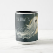 Halloween Ghost Mok | Spooky Coffee Cup (Midden)