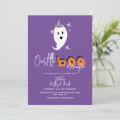 Halloween Ghost Notre Petite Invitation Boo (Debout devant)