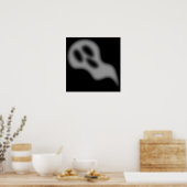 Halloween Ghost Photo Print (Keuken)