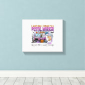 Halloween Ghost, postbode Canvas Afdruk (Insitu (Houten vloer))