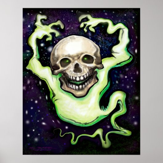Halloween Ghost Poster (Voorkant)