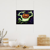 Halloween Ghost Poster (Keuken)