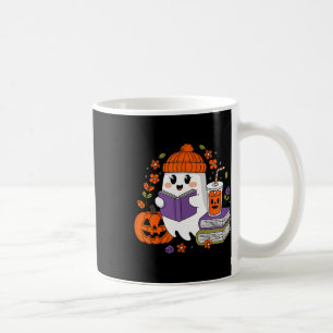 Halloween Ghost Reading Book Lovers Ghost Coffee W Koffiemok