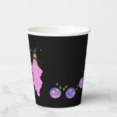 Halloween Ghost Skull Garland-Baby shower Papieren Bekers (Links)