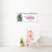 Halloween Ghost Spooktacular Birthday Party Spandoek (Insitu)