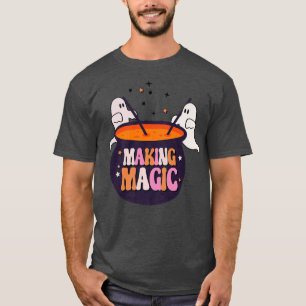 Halloween Ghost Spooky Making Magic Witch Halowee T-shirt