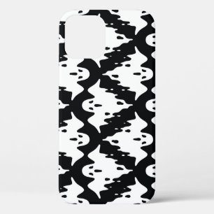 Halloween Ghost Spooky Naadloos Patroon iPhone 12 Hoesje