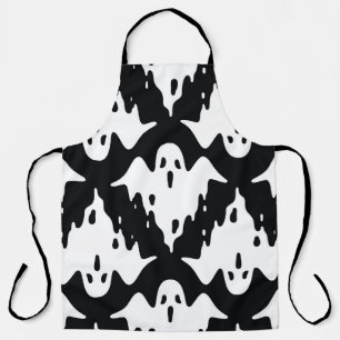 Halloween Ghost Spooky Naadloos Patroon Schort