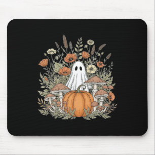 Halloween Ghost Spooky Seizoen Retro Boho Floral P Muismat