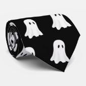 Halloween Ghost Stropdas (Opgerold)
