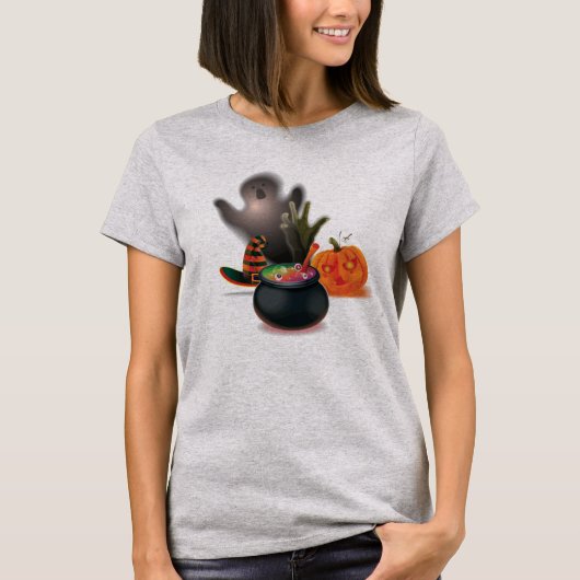 Halloween Ghost T-shirt (Voorkant)