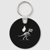 Halloween Ghost Walking Dinosaur Skeleton T Rex Fu Sleutelhanger (Voorkant)