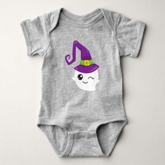 Halloween, Ghost, Witch Pet, Trick or treat, Boo Romper (Voorkant)