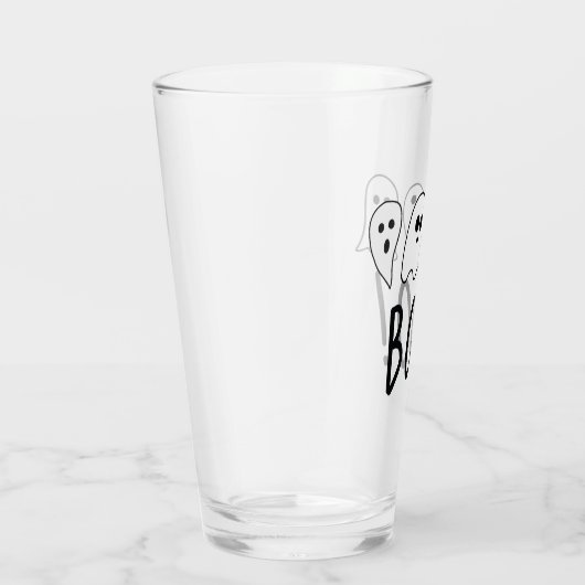 Halloween Ghosts Boo Glas (Rechts)