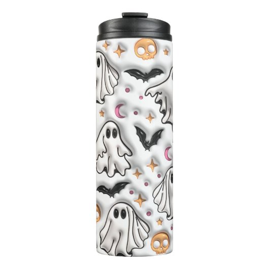 Halloween Ghosts & Goblins Tumbler Thermosbeker (Voorkant)