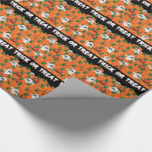 Halloween Ghosts Haunted Pumpkin Patch Cadeaupapier (Hoek)