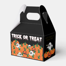 Halloween Ghosts Haunted Pumpkin Patch Favor Box Bedankdoosjes