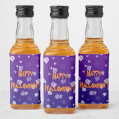 Halloween Ghosts Likeurfles Etiket (Flessen)