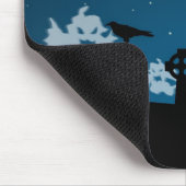 Halloween Ghosts op Graveyard Muismat (Hoek)