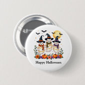 Halloween Ghosts Schattigee Herfst Herfst Geperson Ronde Button 5,7 Cm (Voorkant /achterkant)