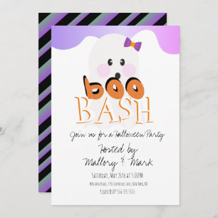 Halloween Ghoul Ghost Party Boo Bash Uitnodiging