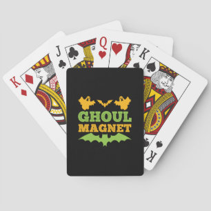 Halloween Ghoul Magnet Birthday Pokerkaarten